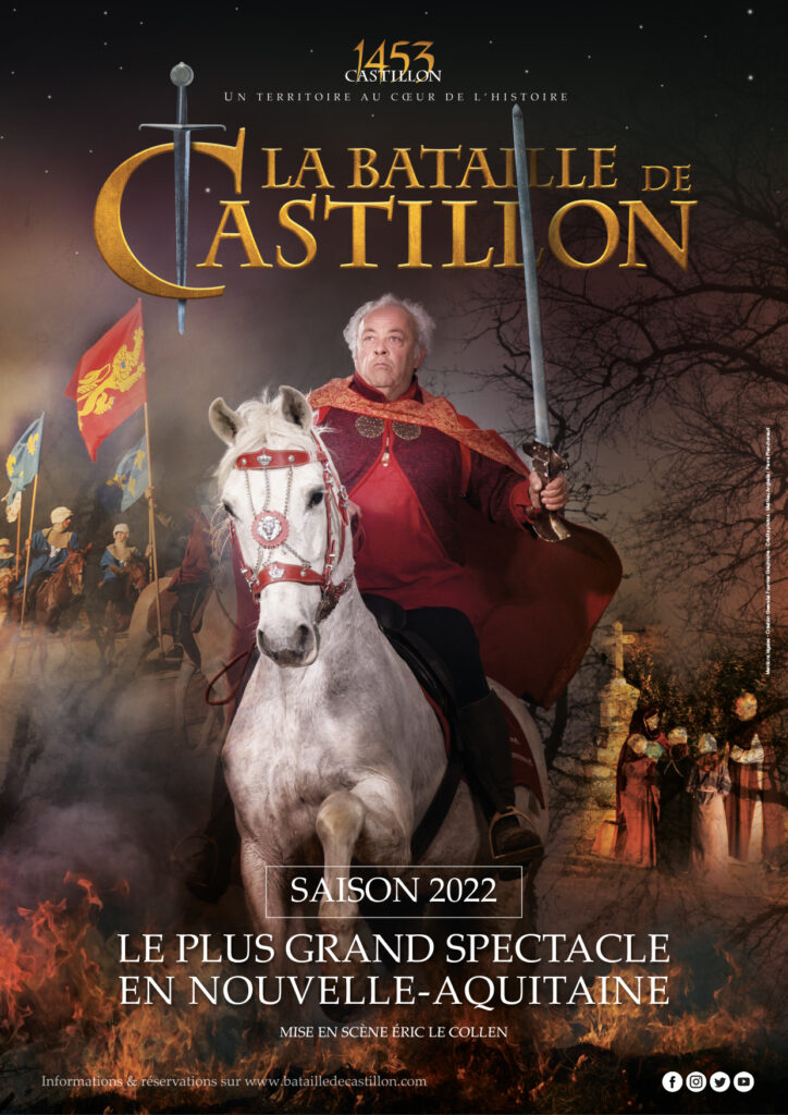 Affiche Bataille de Castillon, réalisation avec G.Fournier